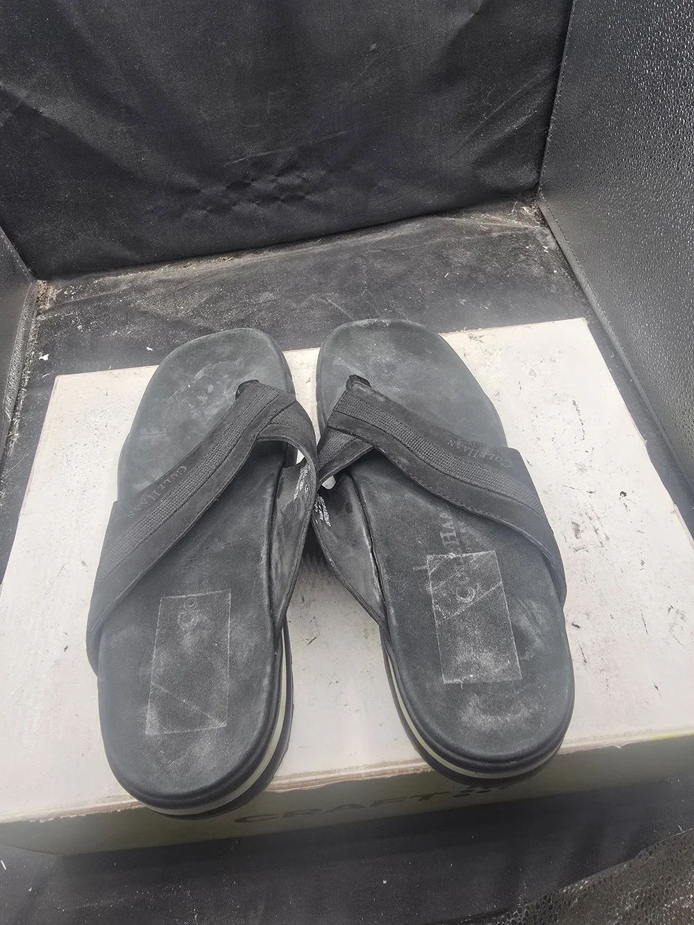 Cole Haan Black Men’s Flip-Flop Sandals